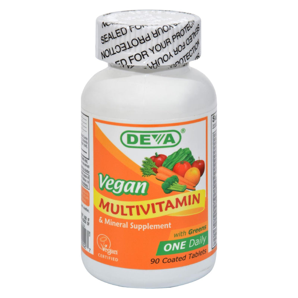 Deva Vegan Multivitamin And Mineral Supplement - 90 Coated Tablets