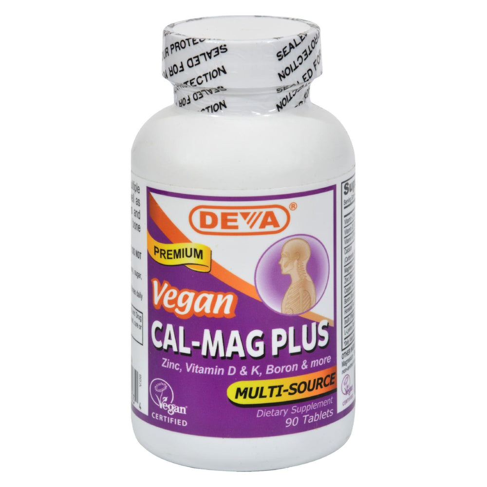 Deva Vegan Cal-mag Plus - 90 Tablets