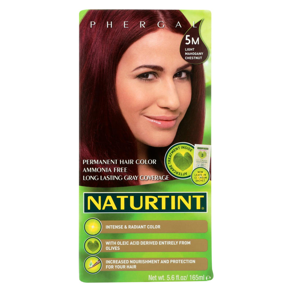 Naturtint Hair Color - Permanent - 5m - Light Mahogany Chestnut - 5.28 Oz