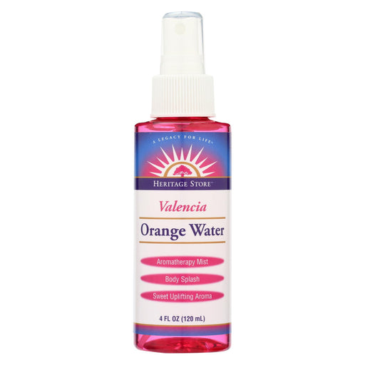 Heritage Store Atomizer Flower Water - Orange - 4 Oz