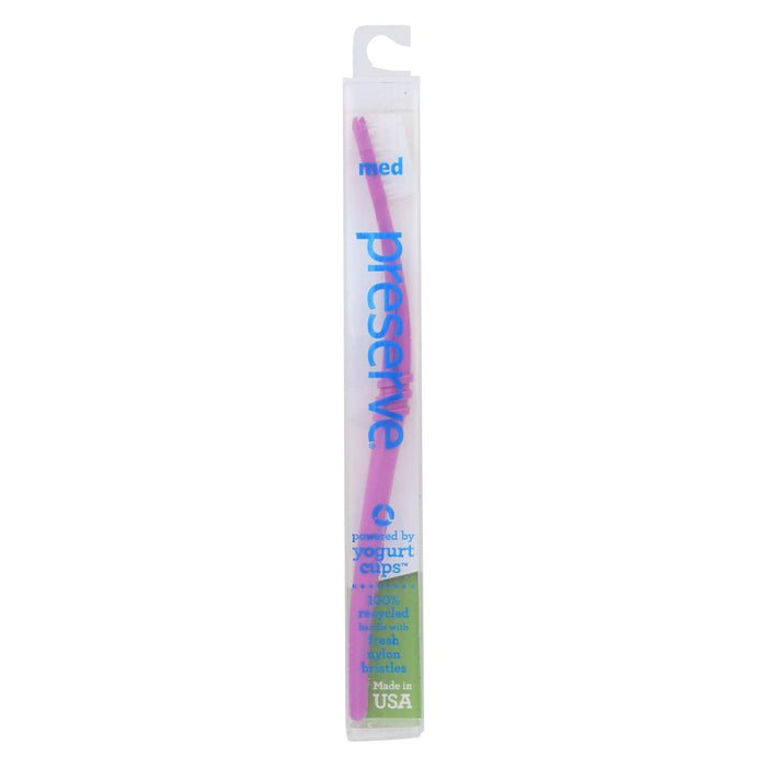 Preserve Toothbrush Is A Travel Case, Medium - 6 Pack - Assorted Colors