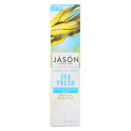 Jason Sea Fresh - All Natural Sea-sourced Toothpaste Deep Sea Spearmint - 6 Oz