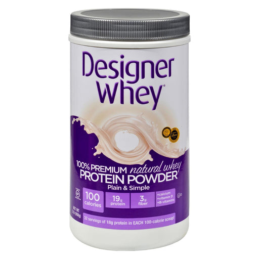 Designer Whey Protein Powder Natural - 2 Lbs