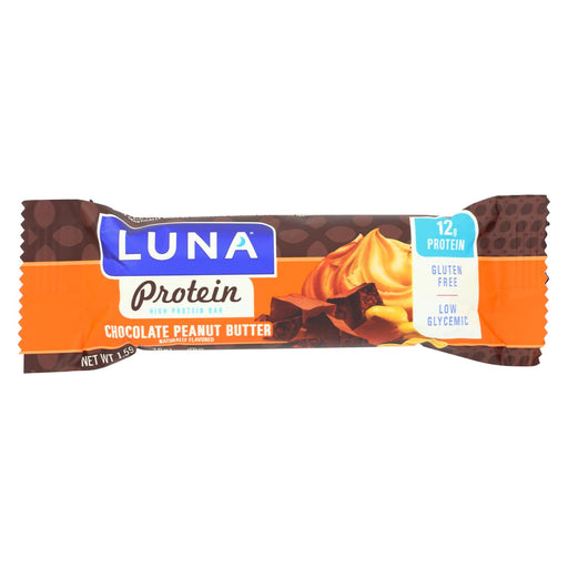 Clif Bar Luna Protein Bar - Chocolate Peanutbutter - Case Of 12 - 1.59 Oz