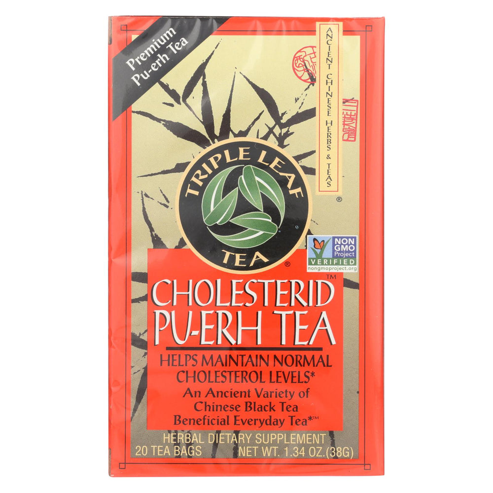 Triple Leaf Tea Cholesterid - 20 Tea Bags - Case Of 6