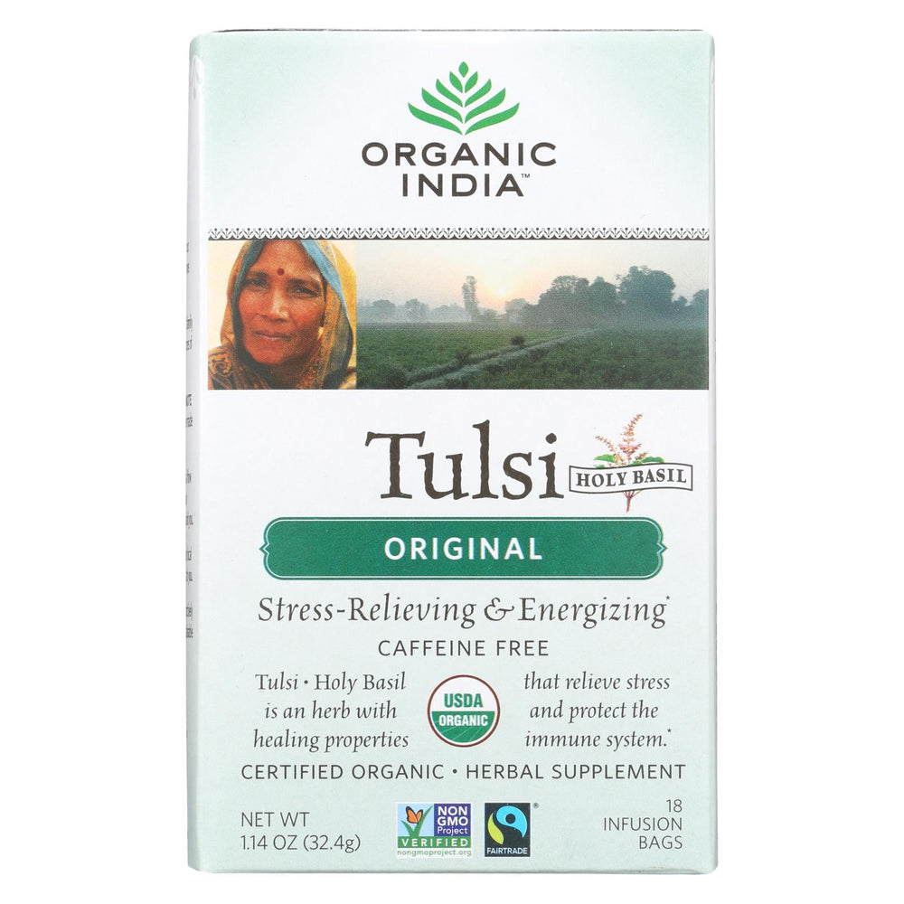 Organic India Tulsi Tea Original - 18 Tea Bags - Case Of 6