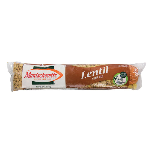 Manischewitz Lentil Soup Mix - Case Of 24 - 6 Oz.