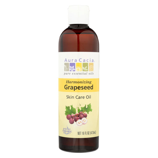 Aura Cacia Natural Skin Care Oil Grapeseed - 16 Fl Oz