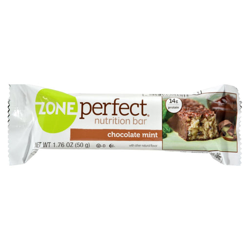 Zone Nutrition Bar - Chocolate Mint - Case Of 12 - 1.76 Oz