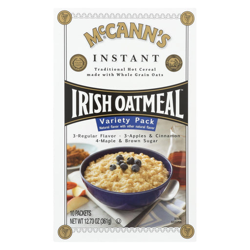 Mccann's Irish Oatmeal Instant Irish Oatmeal Variety Pack - Case Of 12 - 12.73 Oz.