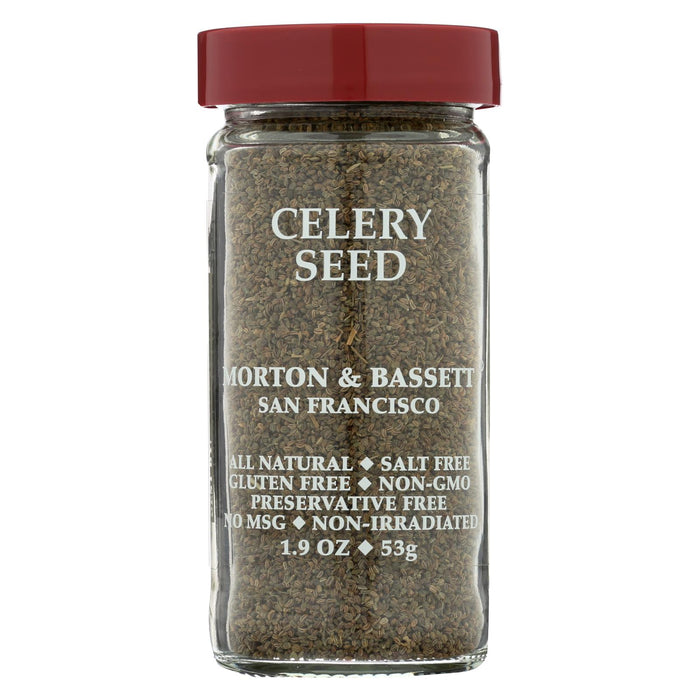 Morton And Bassett Seasoning - Celery Seed - 1.9 Oz - Case Of 3