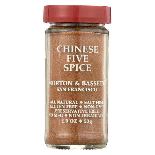 Morton And Bassett Seasoning - Chinese Five Spice - 2.3 Oz - Case Of 3