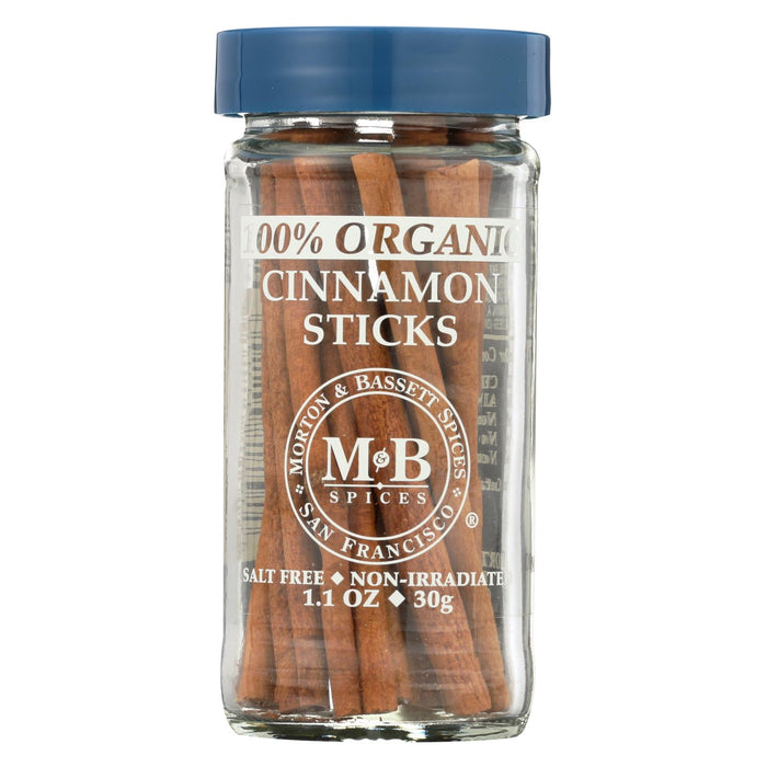 Morton And Bassett Cinnamon Sticks - Cinnamon - Case Of 3 - 1.1 Oz.