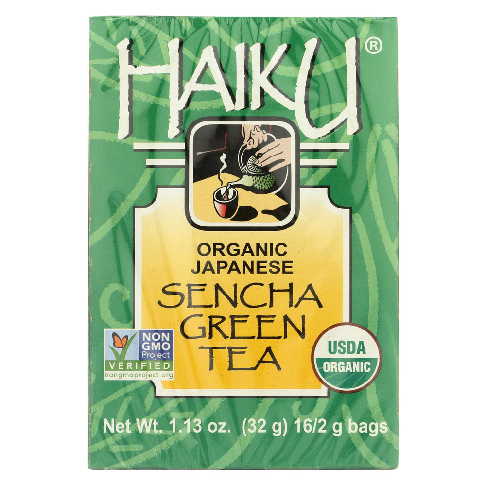 Haiku Green Tea - Sencha - Case Of 6 - 16 Bags