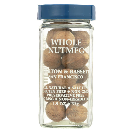 Morton And Bassett Seasoning - Nutmeg - Whole - 2.2 Oz - Case Of 3