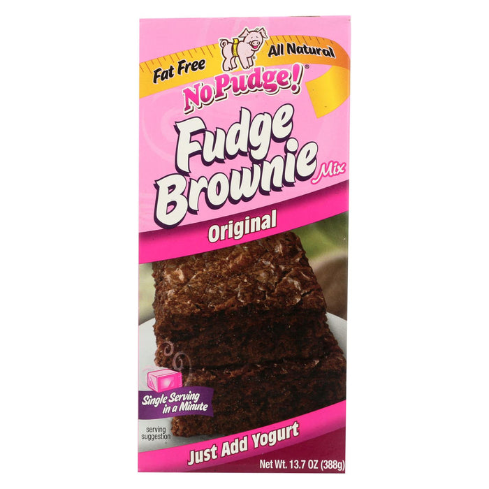 No Pudge Fudge Brownie Mix - Original - Case Of 6 - 13.7 Oz.