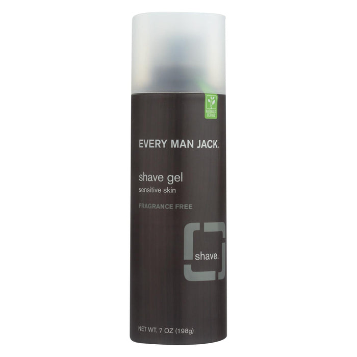 Every Man Jack Shave Gel - Sensitive Skin - Fragrance Free - 7 Oz