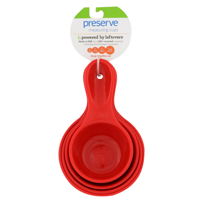 Preserve Measuring Cups Set - Red Tomato - 4 Measuring Cups