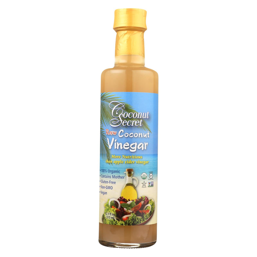 Coconut Secret Raw Coconut - Vinegar - Case Of 12 - 12 Fl Oz.