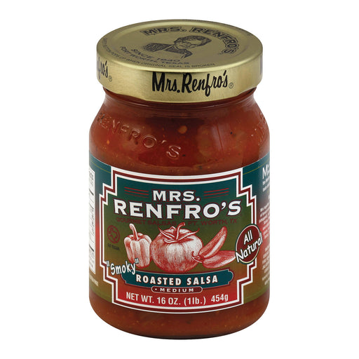 Mrs. Renfro's Fine Foods Salsa, Roasted - Case Of 6 - 16 Oz.