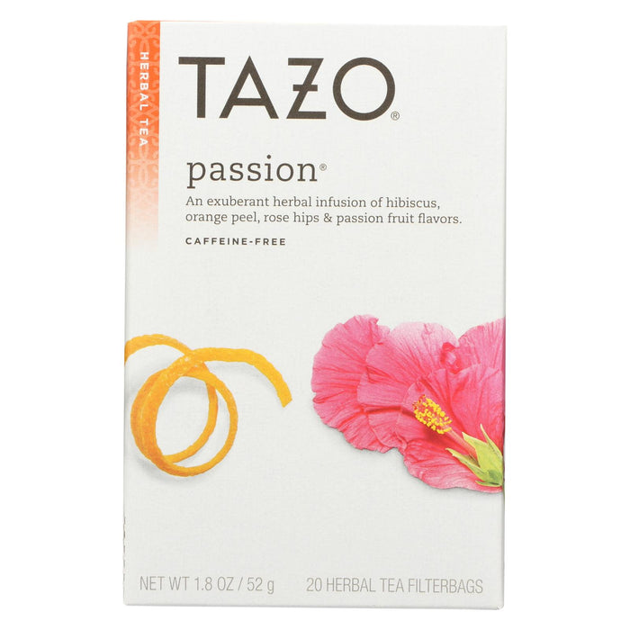 Tazo Tea Herbal Tea - Passion - Case Of 6 - 20 Bag