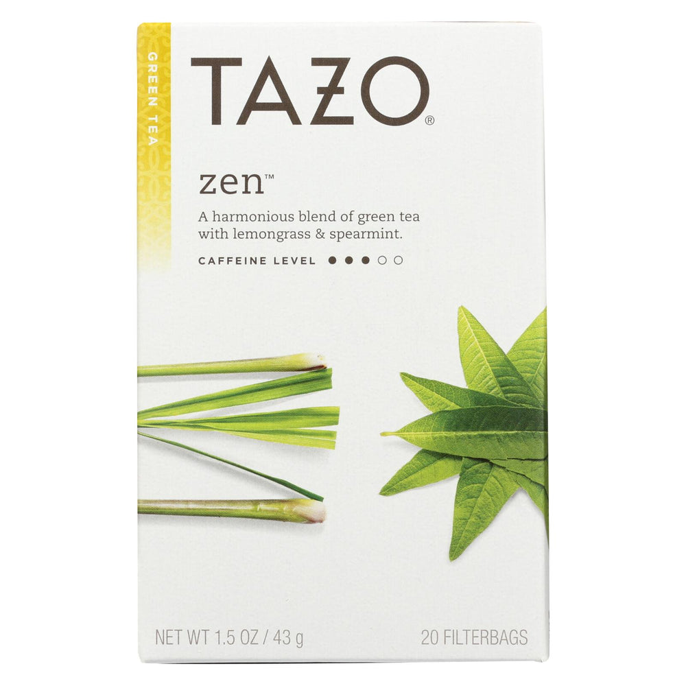 Tazo Tea Green Tea - Zen - Case Of 6 - 20 Bag