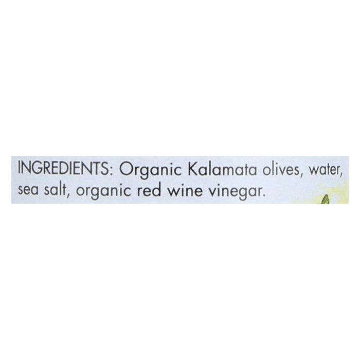 Mediterranean Organic Kalamata Olives - Pitted - Case Of 12 - 8.4 Oz.