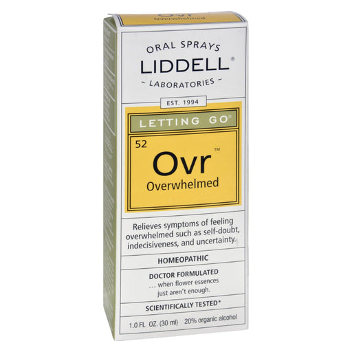 Liddell Homeopathic Letting Go Overwhelmed Spray - 1 Fl Oz