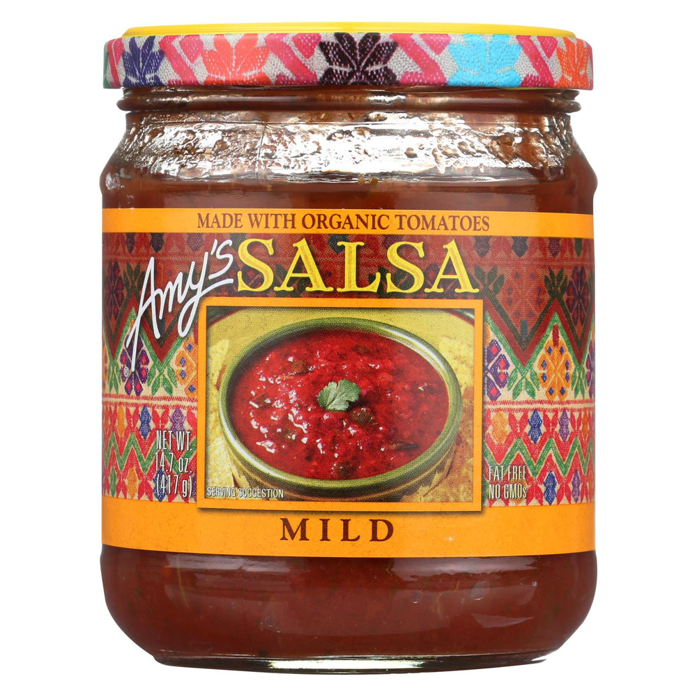 Amy's Mild Salsa - Made With Organic Ingredients - Case Of 6 - 14.7 Oz