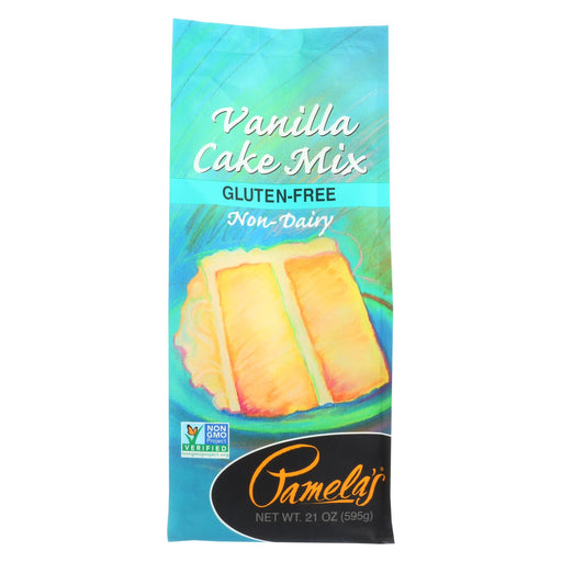 Pamela's Products Vanilla Cake - Mix - Case Of 6 - 21 Oz.