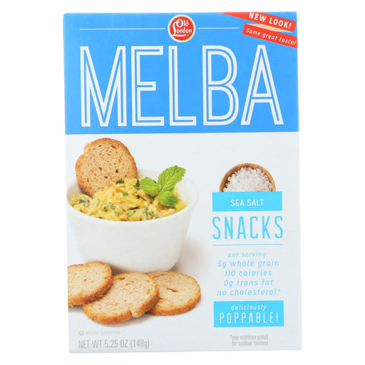Old London Melba Snacks - Sea Salt - Case Of 12 - 5.25 Oz.
