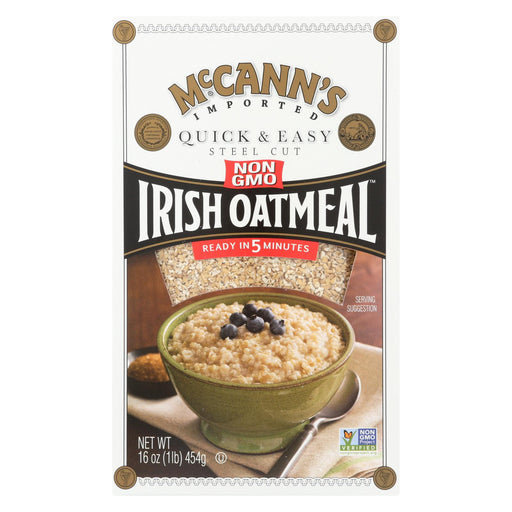 Mccann's Irish Oatmeal Quick Easy Irish Oatmeal - Case Of 12 - 16 Oz.