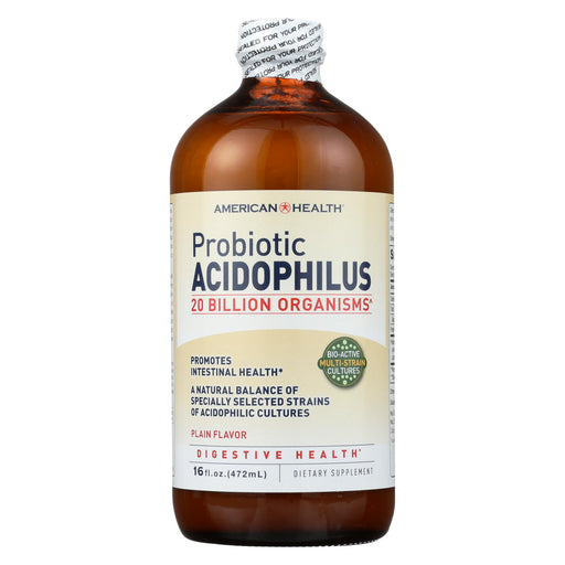 American Health Probiotic Acidophilus Plain - 16 Fl Oz