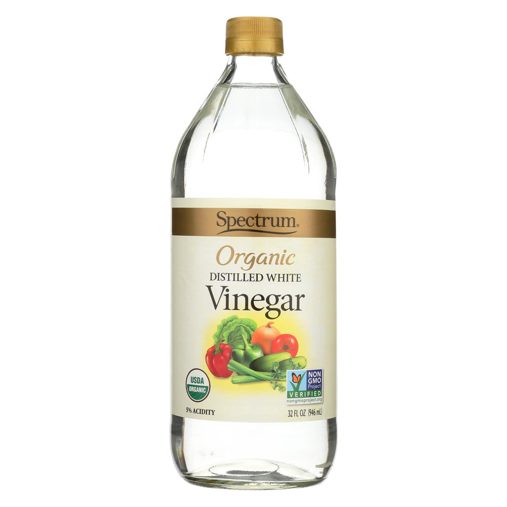 Spectrum Naturals Organic Distilled White Vinegar - Case Of 12 - 32 Fl Oz.