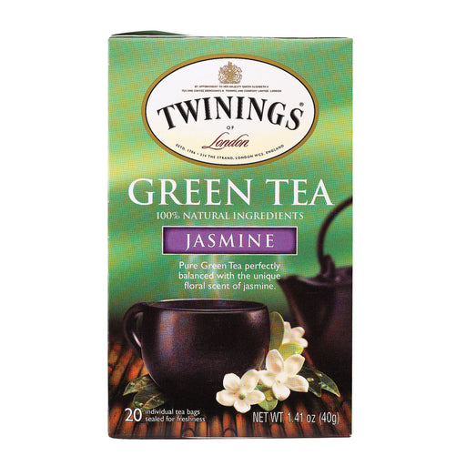 Twining's Tea Green Tea - Jasmine - Case Of 6 - 20 Bags