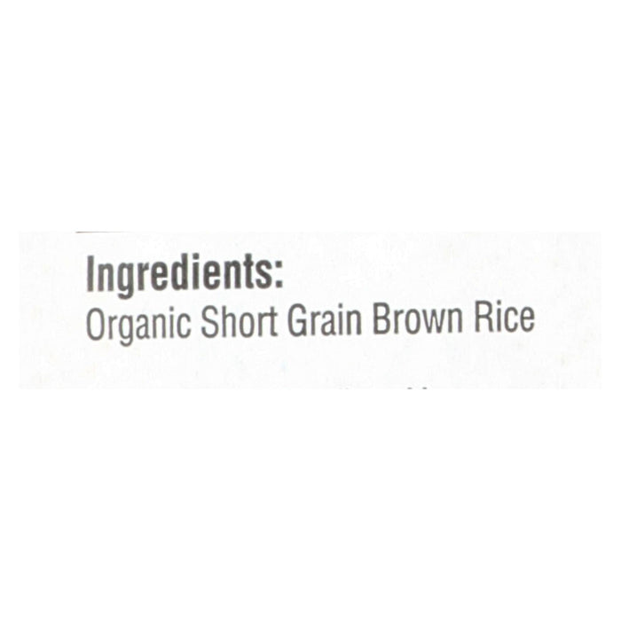Lundberg Family Farms Short Grain Brown Rice - Case Of 25 - 1 Lb.