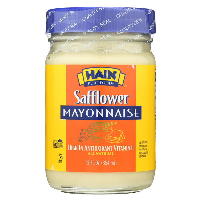 Hain Mayonnaise - Safflower - Case Of 12 - 12 Oz.