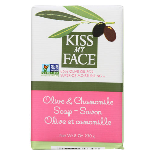 Kiss My Face Bar Soap Olive And Chamomile - 8 Oz