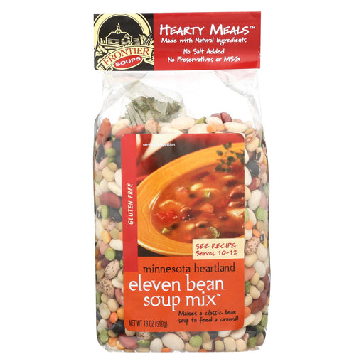 Frontier Soup Soup - 11 Bean Hearty Meal - Case Of 8 - 18 Oz