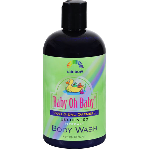 Rainbow Research Baby Oh Baby Organic Herbal Wash Colloidal Oatmeal Unscented - 12 Fl Oz