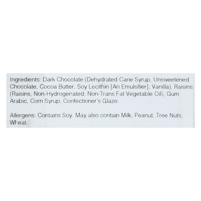 Woodstock Snacks - Raisins - Dark Chocolate - With Evaporated Cane Juice - Bulk - 1 Lb - Case Of 15