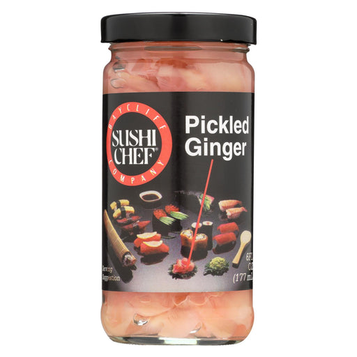 Sushi Chef Natural Pickled Ginger - Case Of 12 - 6 Oz.