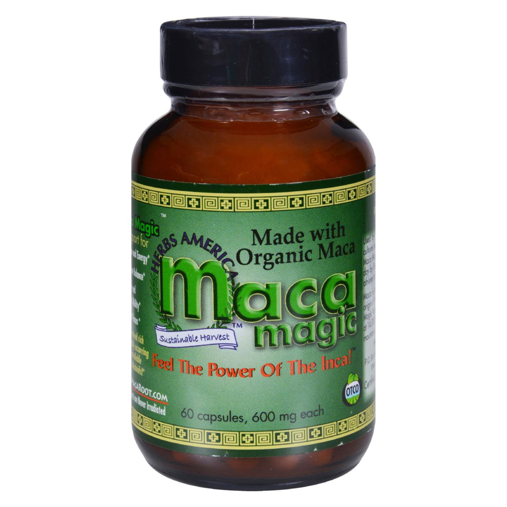 Maca Magic - Organic - 600 Mg - 60 Capsules