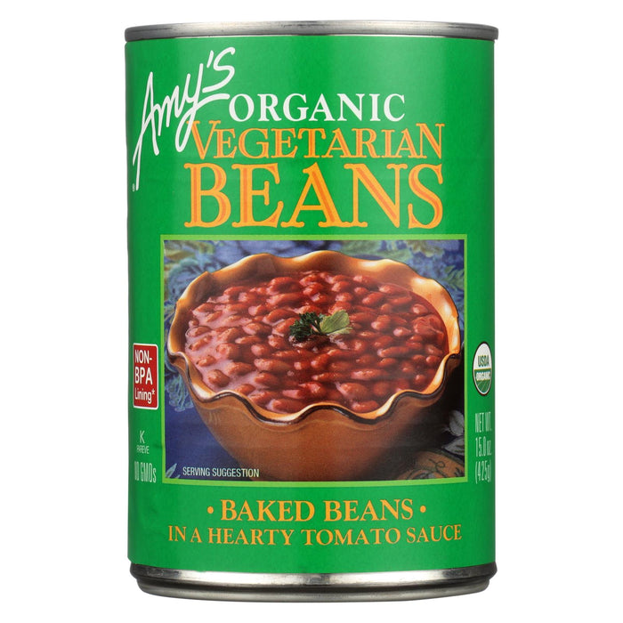 Amy's Organic Vegetarian Baked Beans - Case Of 12 - 15 Oz.