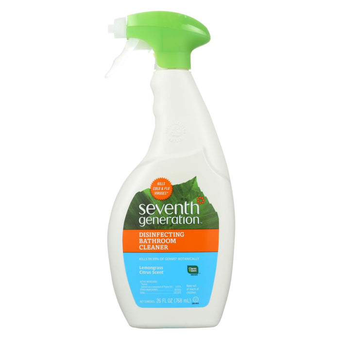 Seventh Generation Tub And Tile Natural Cleaner - Emerald Cypress And Fir - Case Of 8 - 26 Fl Oz.