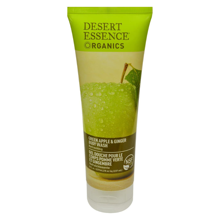 Desert Essence Body Wash Green Apple And Ginger - 8 Fl Oz