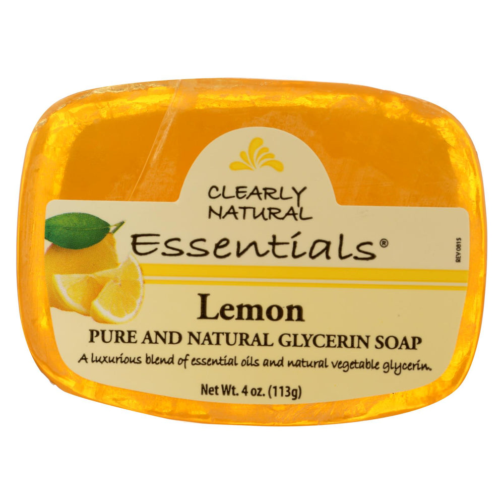 Clearly Natural Glycerine Bar Soap Lemon - 4 Oz