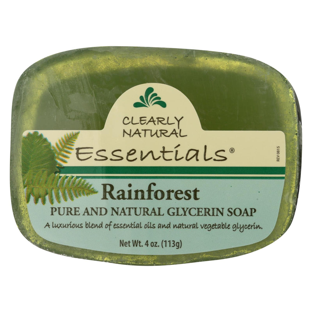 Clearly Natural Glycerine Bar Soap Rainforest - 4 Oz