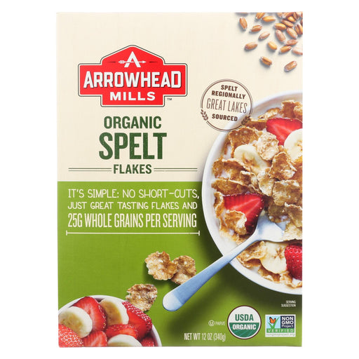 Arrowhead Mills Organic Spelt Flakes - Case Of 12 - 12 Oz.