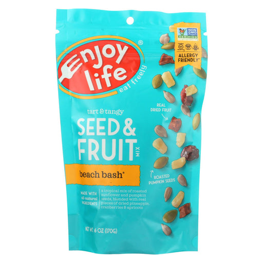 Enjoy Life Seed And Fruit Mix - Not Nuts - Beach Bash - 6 Oz - Case Of 6